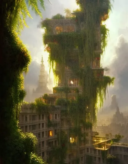 Charles Moffat's 'Hanging Gardens of Babylon', 2023.
