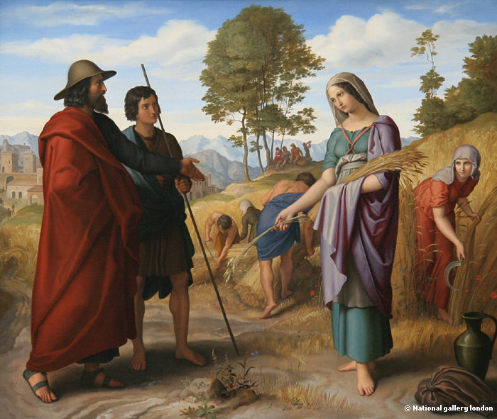  of the two paintings below, which depict the meeting of Boaz and Ruth.