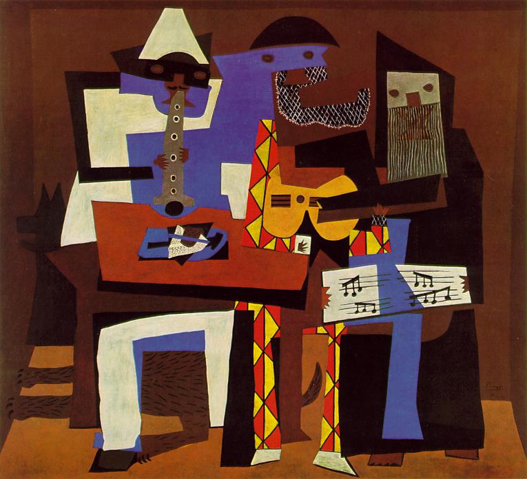 Picasso's painting, Three Musicians