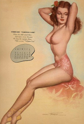 70s Nude Pinups - The History of Pin-Up Art - The Art History Archive